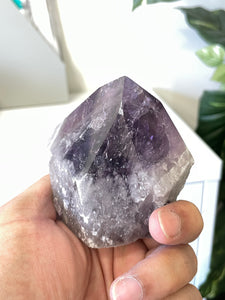 Amethyst Crystal Point Free Standing T954