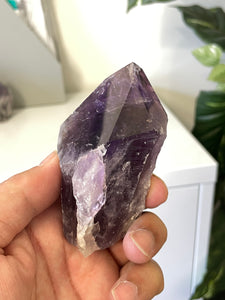 Amethyst Crystal Point Free Standing T956