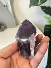 Load image into Gallery viewer, Amethyst Crystal Point Free Standing T956
