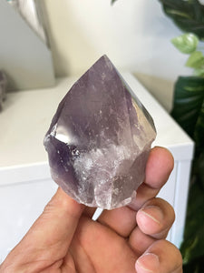 Amethyst Crystal Point Free Standing T957