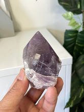 Load image into Gallery viewer, Amethyst Crystal Point Free Standing T957
