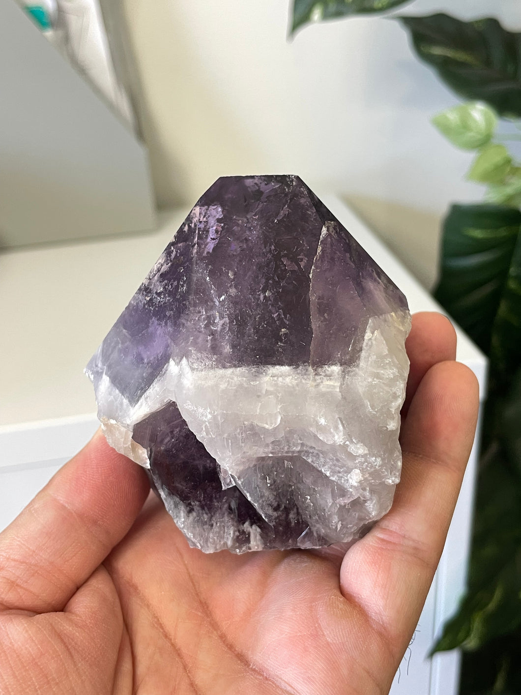 Amethyst Crystal Point Free Standing T953