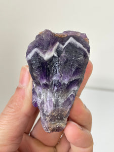 Raw Dream/Chevron Amethyst Natural Crystal A372