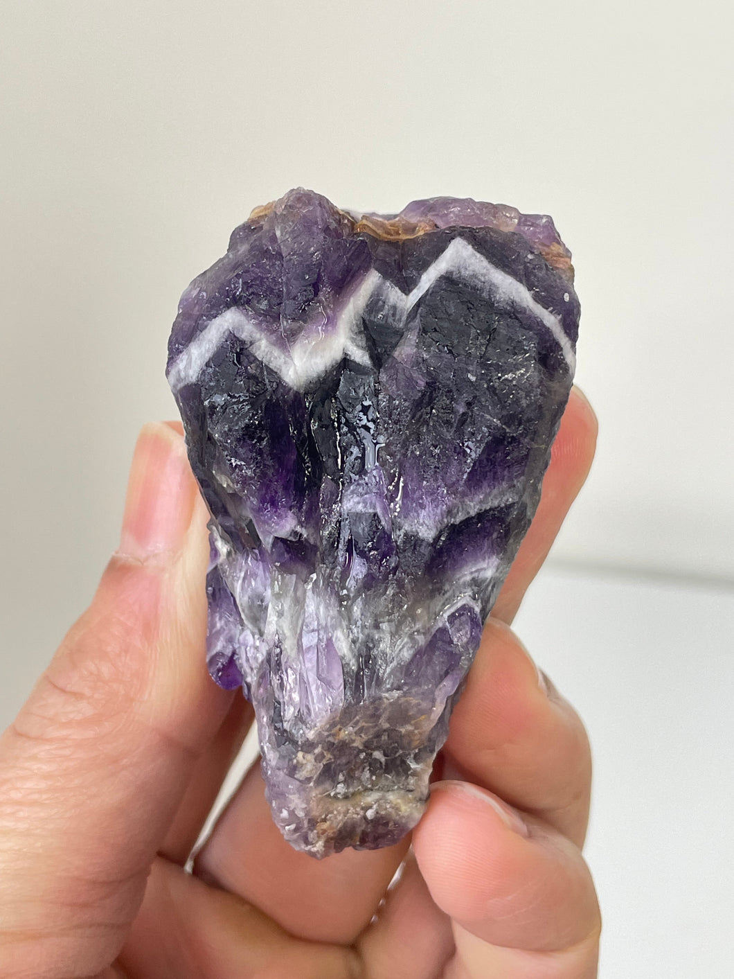 Raw Dream/Chevron Amethyst Natural Crystal A372