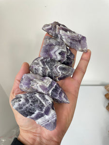 Chunky Raw Dream/Chevron Amethyst Natural Crystal A379 x