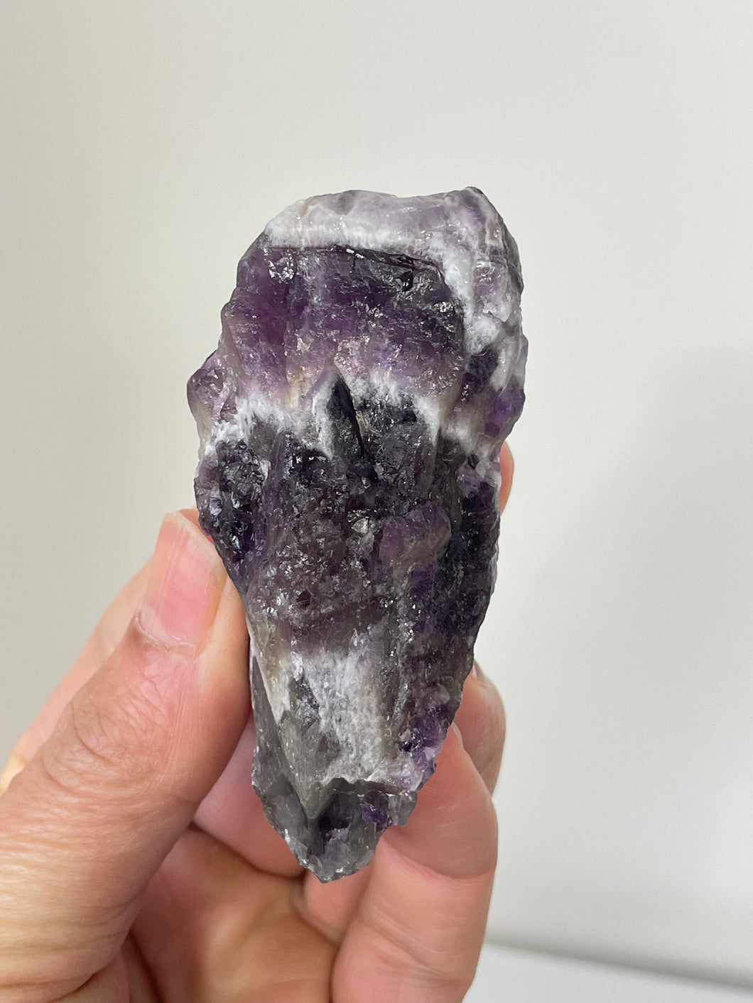 Raw Dream/Chevron Amethyst Natural Crystal A377