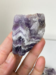 Chunky Raw Dream/Chevron Amethyst Natural Crystal A379 x