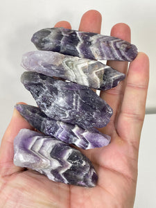 Raw Dream/Chevron Amethyst Natural Crystal A378 x 1