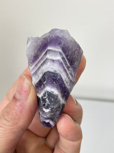 Raw Dream/Chevron Amethyst Natural Crystal A378 x 1