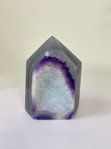 Agate Tower Druzy T214a