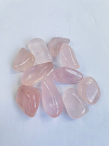 Girasol Pink tumbled stone crystal x 1 TB093