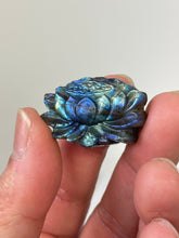 Load image into Gallery viewer, Blue Labradorite Skull Carving LA124
