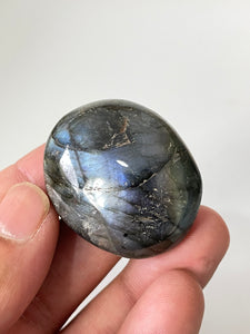 Labradorite Crystal Palm Stones LA117