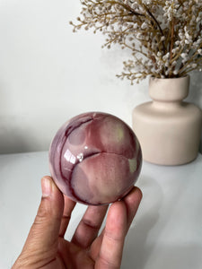 Large Mookaite Jasper Crystal Sphere High Grade S207