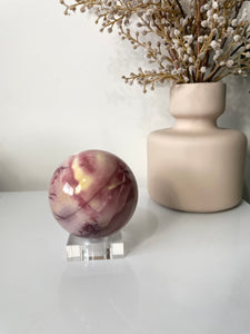 Large Mookaite Jasper Crystal Sphere High Grade S207