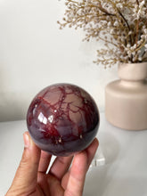 Load image into Gallery viewer, Large Mookaite Jasper Crystal Sphere High Grade S208
