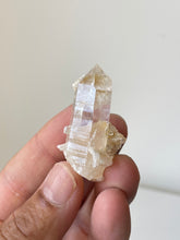 Load image into Gallery viewer, Golden Healer Blue Smoke Lemurian Colombian Quartz Natural Rare Q307a
