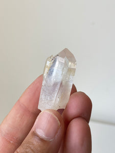 Golden Healer Blue Smoke Lemurian Colombian Quartz Natural Rare Q308a