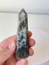 Load image into Gallery viewer, Moss Agate Tower High Grade Crystal T222a
