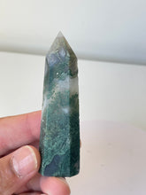 Load image into Gallery viewer, Moss Agate Tower High Grade Crystal T225a
