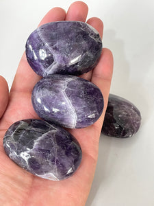 Dream Amethyst Palm Stone Natural PS037 x 1