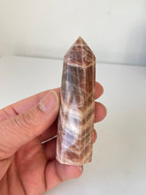 Load image into Gallery viewer, Peach Moonstone Sunstone Tower High Grade T068a
