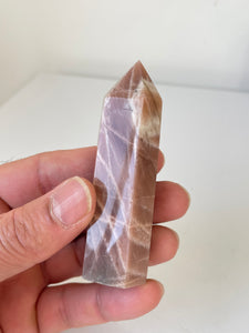 Peach Moonstone Sunstone Tower High Grade T071a