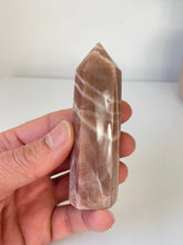 Load image into Gallery viewer, Peach Moonstone Sunstone Tower High Grade T067a
