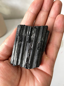 Black Tourmaline Raw High Grade RC015