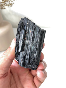 Black Tourmaline Raw High Grade RC007