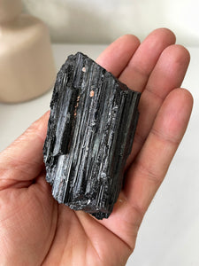 Black Tourmaline Raw High Grade RC007