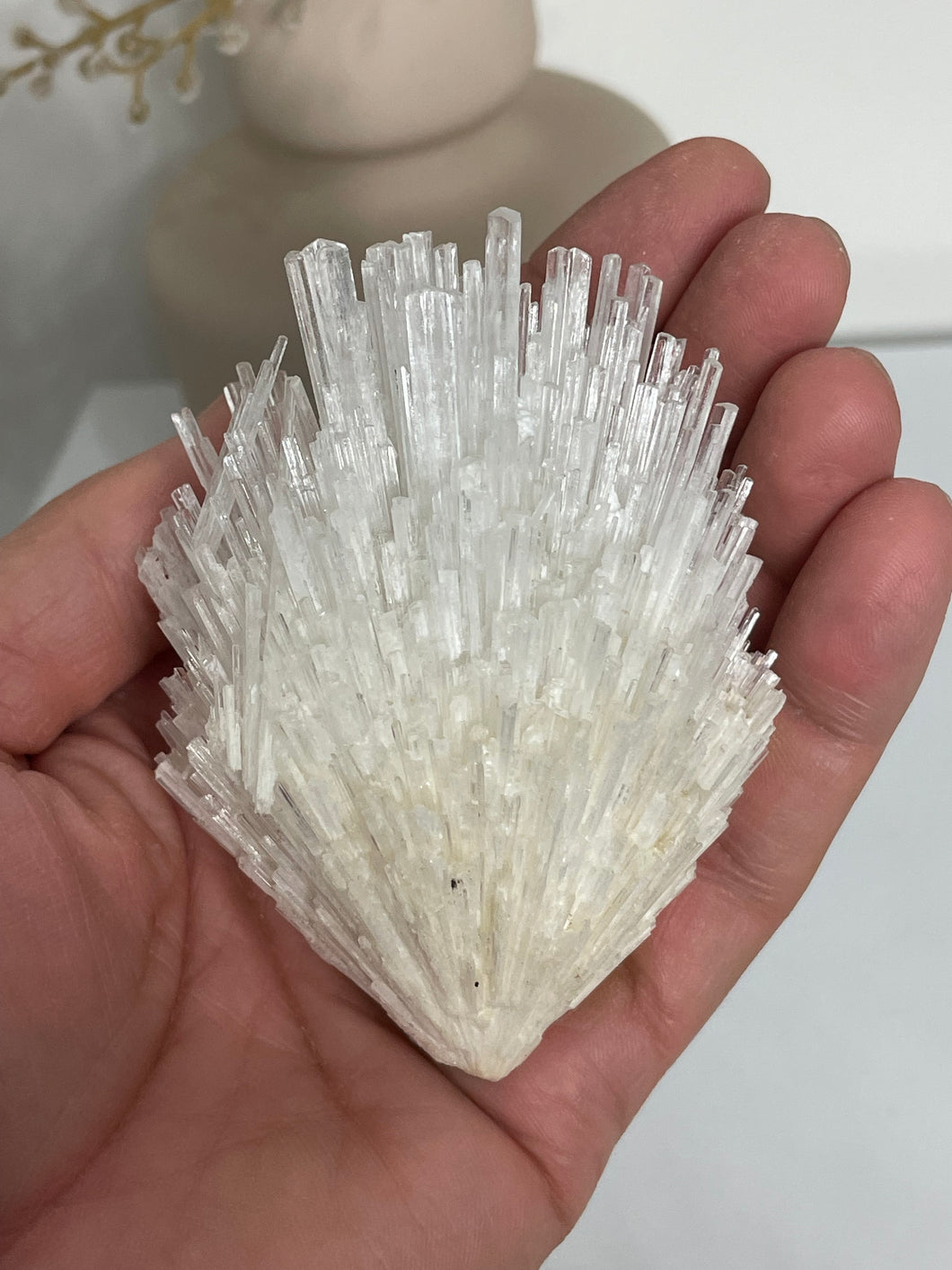 Scolecite Spray Natural Crystal cluster SC089