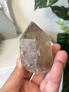 Smoky Quartz Crystal Point Free Standing T963