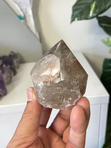 Smoky Quartz Crystal Point Free Standing T964