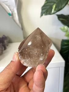 Smoky Quartz Crystal Point Free Standing T960