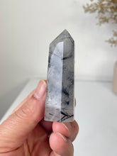 Load image into Gallery viewer, Tourmaline in Quartz Tower High Grade T064a
