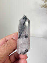 Load image into Gallery viewer, Tourmaline in Quartz Tower High Grade T057a
