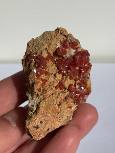 Vanadinite Crystal Cluster V066