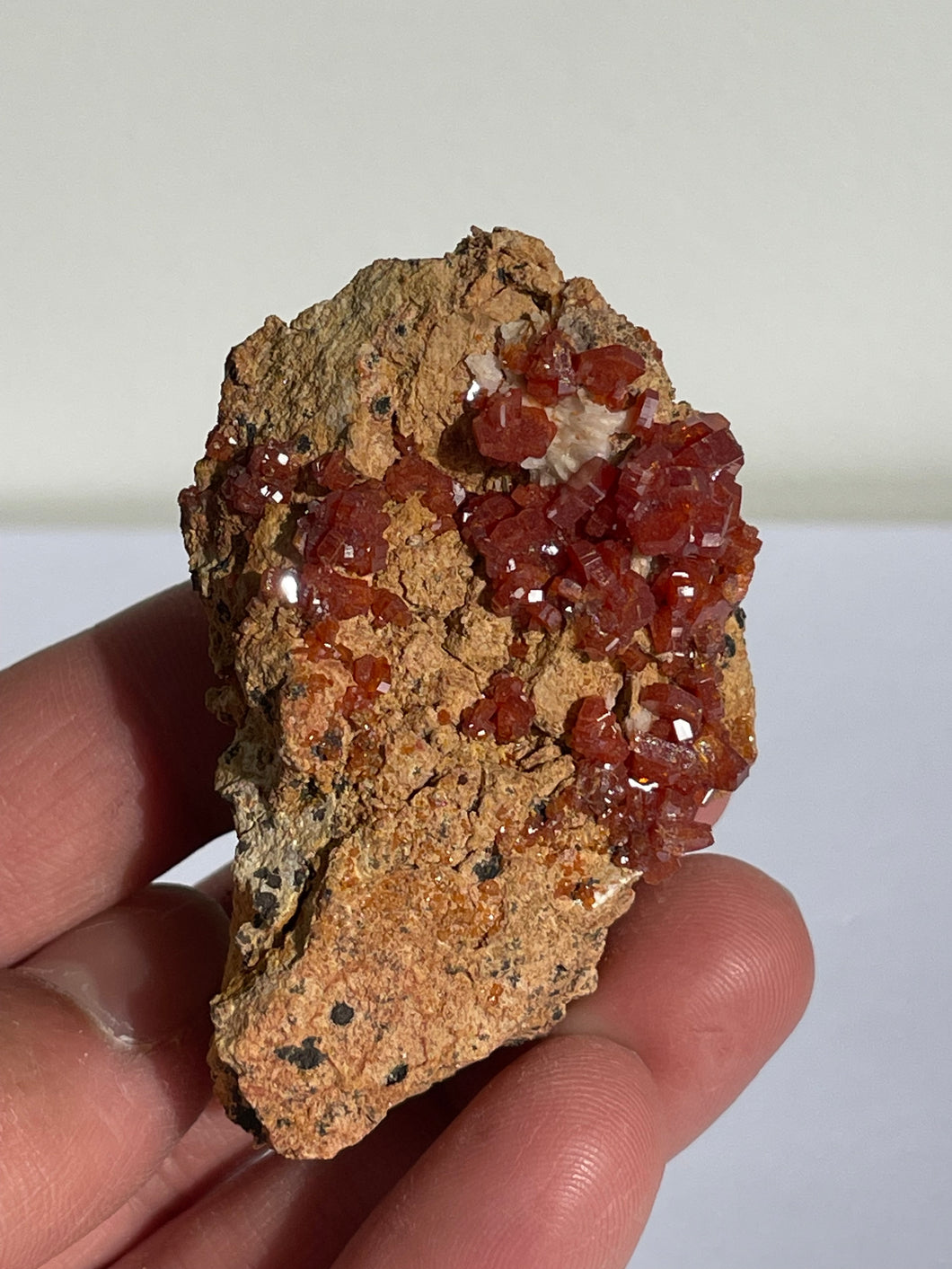 Vanadinite Crystal Cluster V066