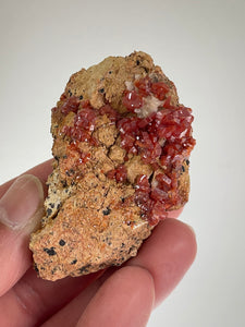 Vanadinite Crystal Cluster V066