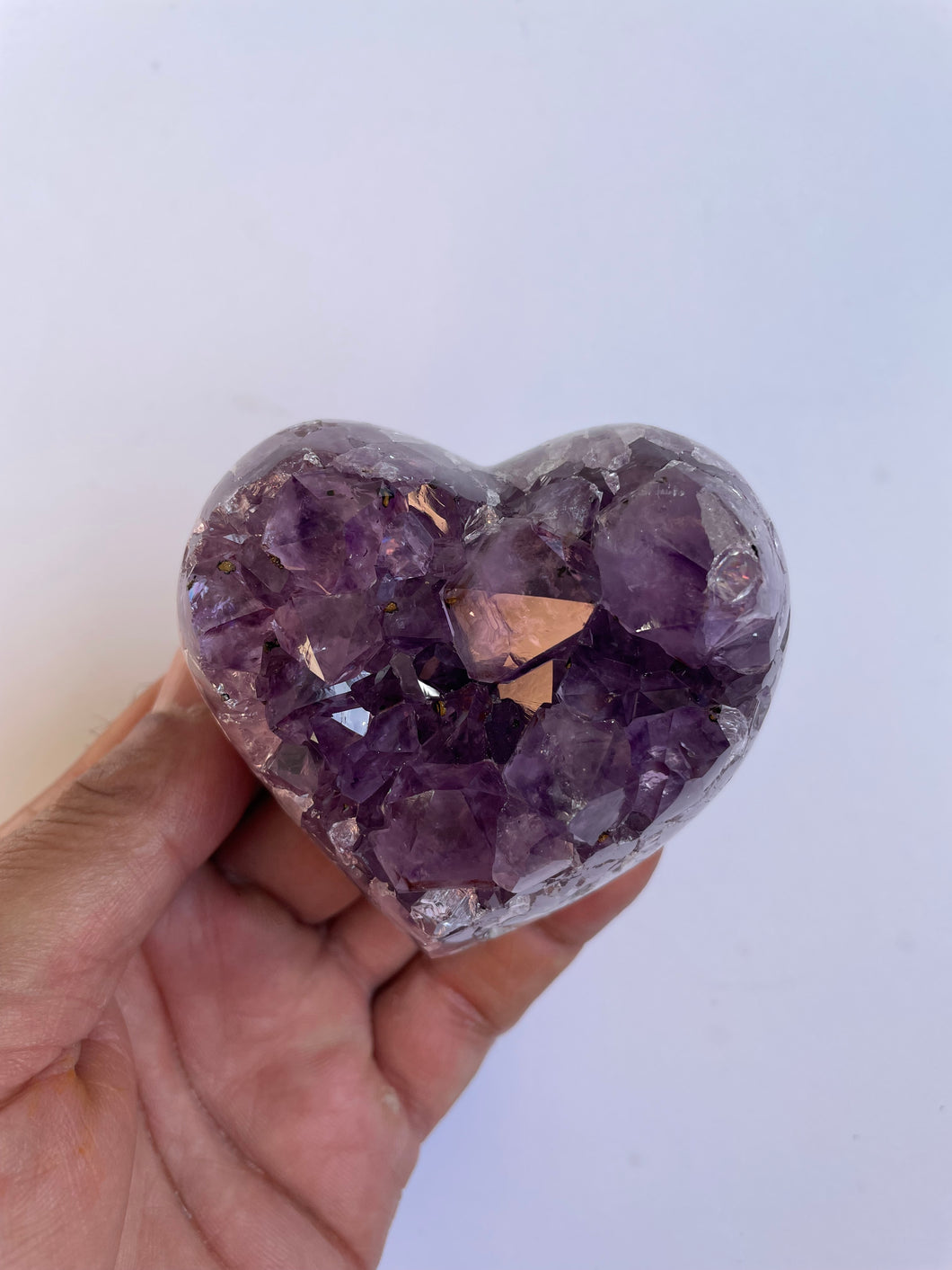 Amethyst Heart Brazil  A262