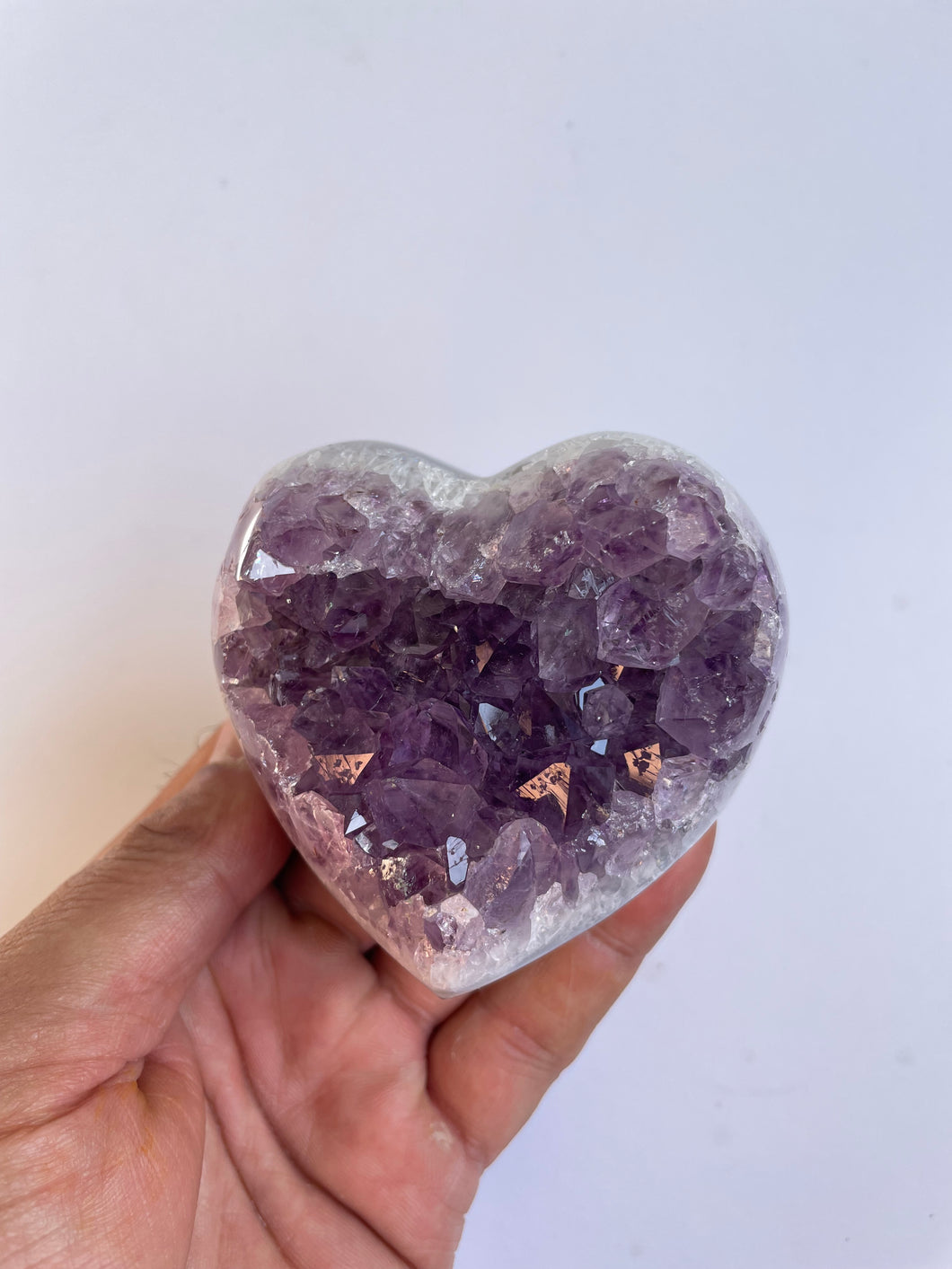 Amethyst Heart Brazil  A264