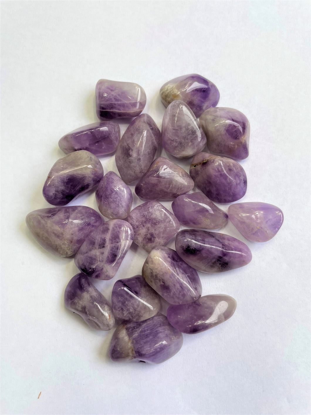 Lavender Amethyst Tumbled Stones TB080 x 1