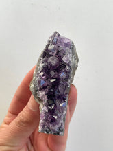 Load image into Gallery viewer, Dark Uruguayan Amethyst Natural Cluster A106
