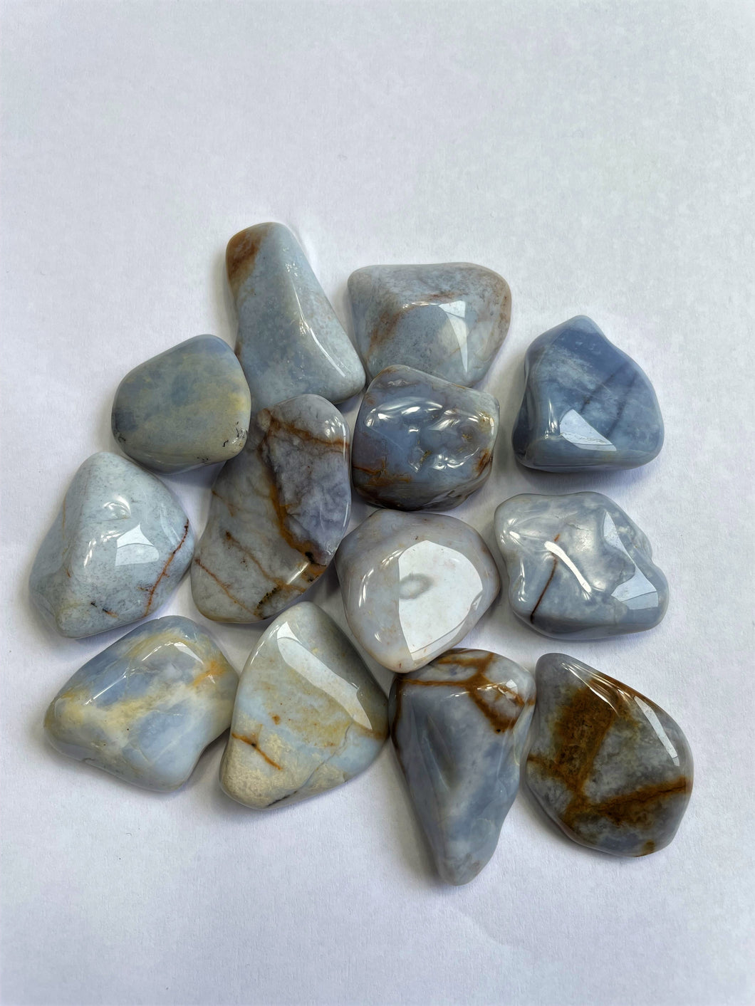 Fancy Chalcedony Tumbled Stones TB065 x 1