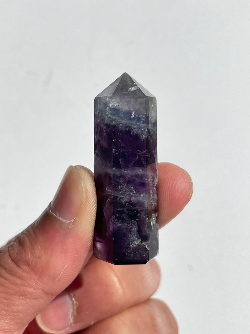 Mini Fluorite Generator/Tower Natural Crystal T333