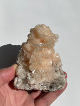 Load image into Gallery viewer, Calcite on Stilbite Natural Crystal AP299
