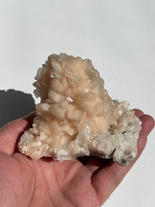 Calcite on Stilbite Natural Crystal AP299