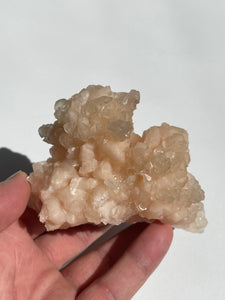 Calcite on Stilbite Natural Crystal AP300