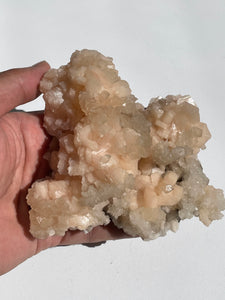 Calcite on Stilbite Natural Crystal AP301